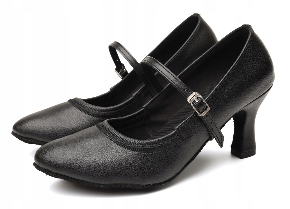 Buty Do Tańca Taneczne Standardu Czarne Black 7cm