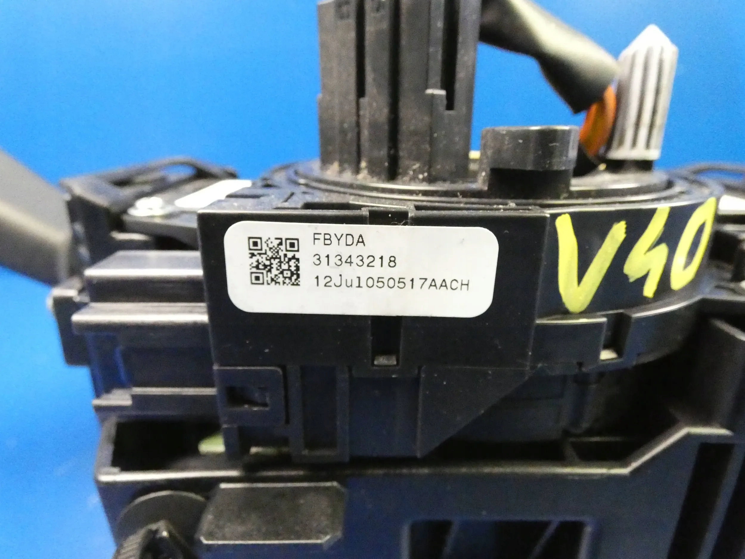 Volvo V40 II steering wheel levers and controls control ring AIR BAG