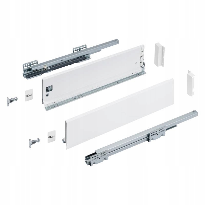 Elite Box šuplík střední h-116 L-550 mm bílá 3D regulace Amix