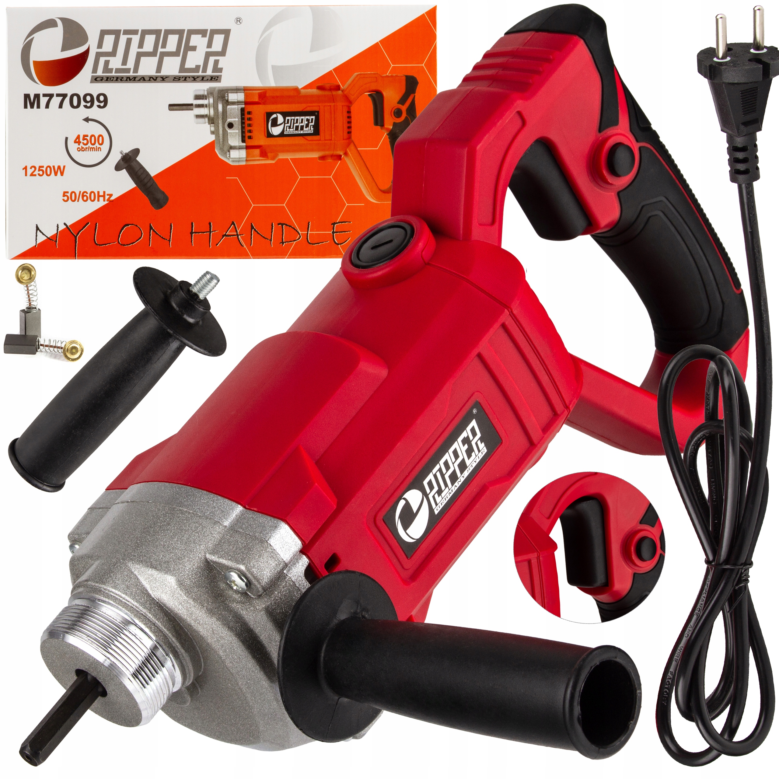 Vibrátor Pro Zahušťování Betonu Elektrický Zahušťovač 1250 W Ponořitelný