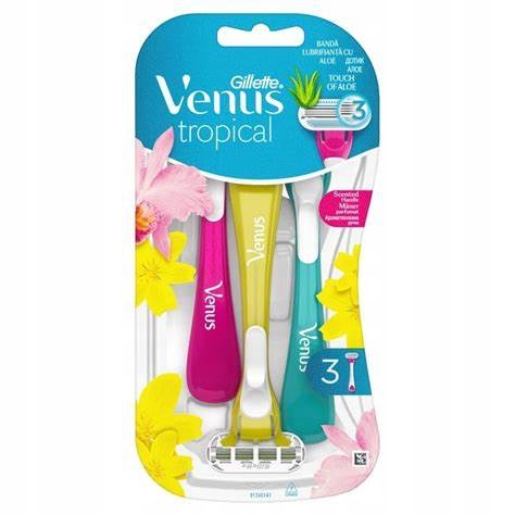 

Gillette Venus Tropical maszynka do golenia 3szt
