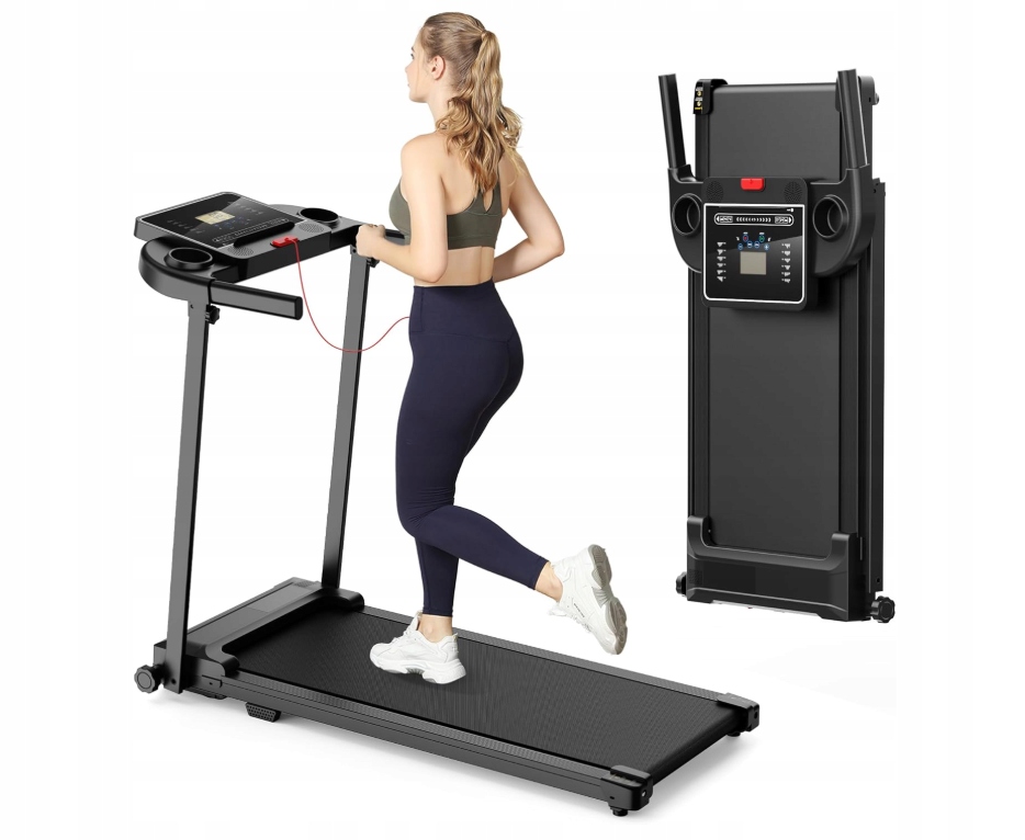 Bieżnia do biegania, chodzenia do domu, składana, pod biurko 10 km/h