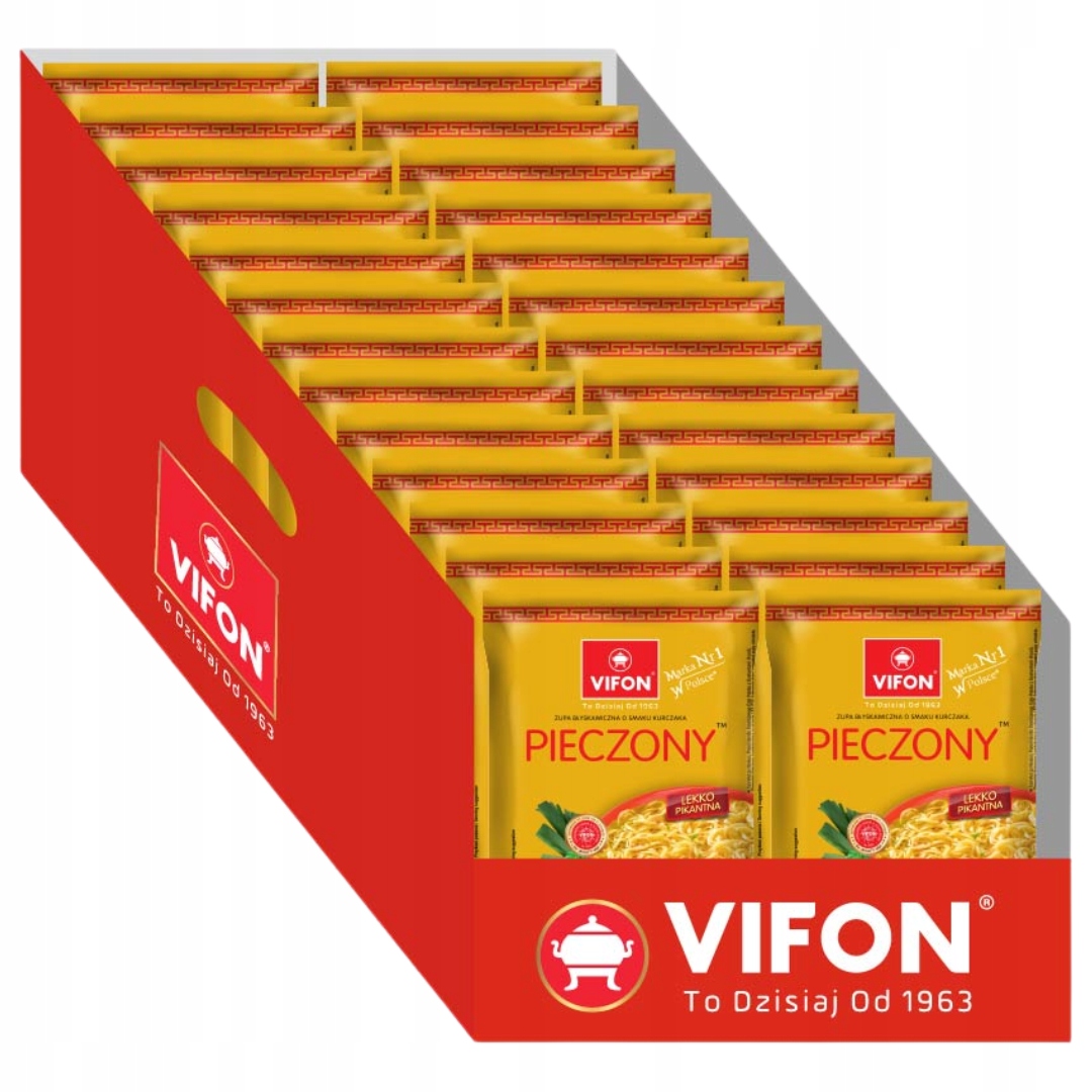 Levně Vifon Instantní polévka s kuřecí příchutí, pečená, 70 g x 24 kusů