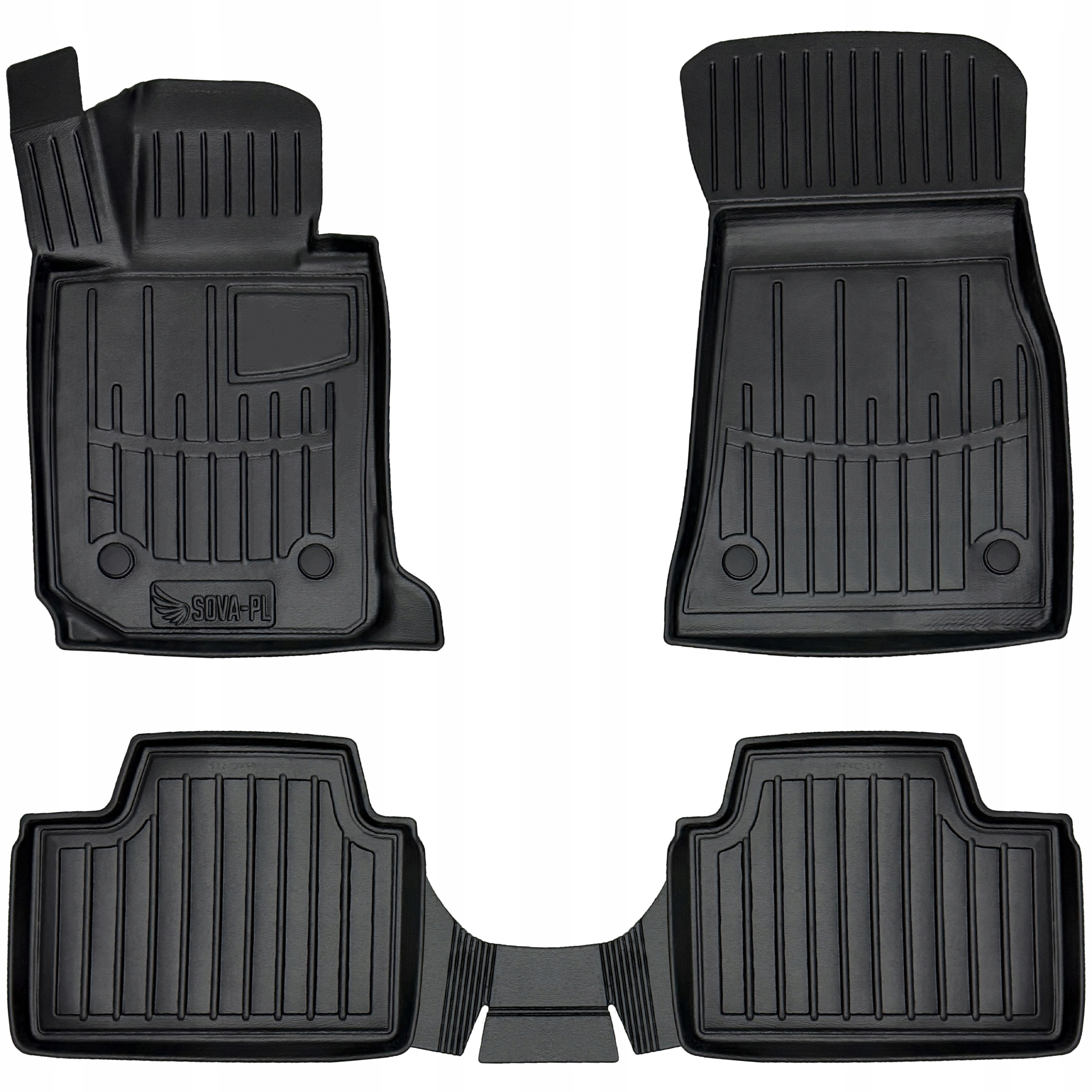 Dywaniki gumowe 3D do Bmw Seria 3 F30 (2011-2018) sedan