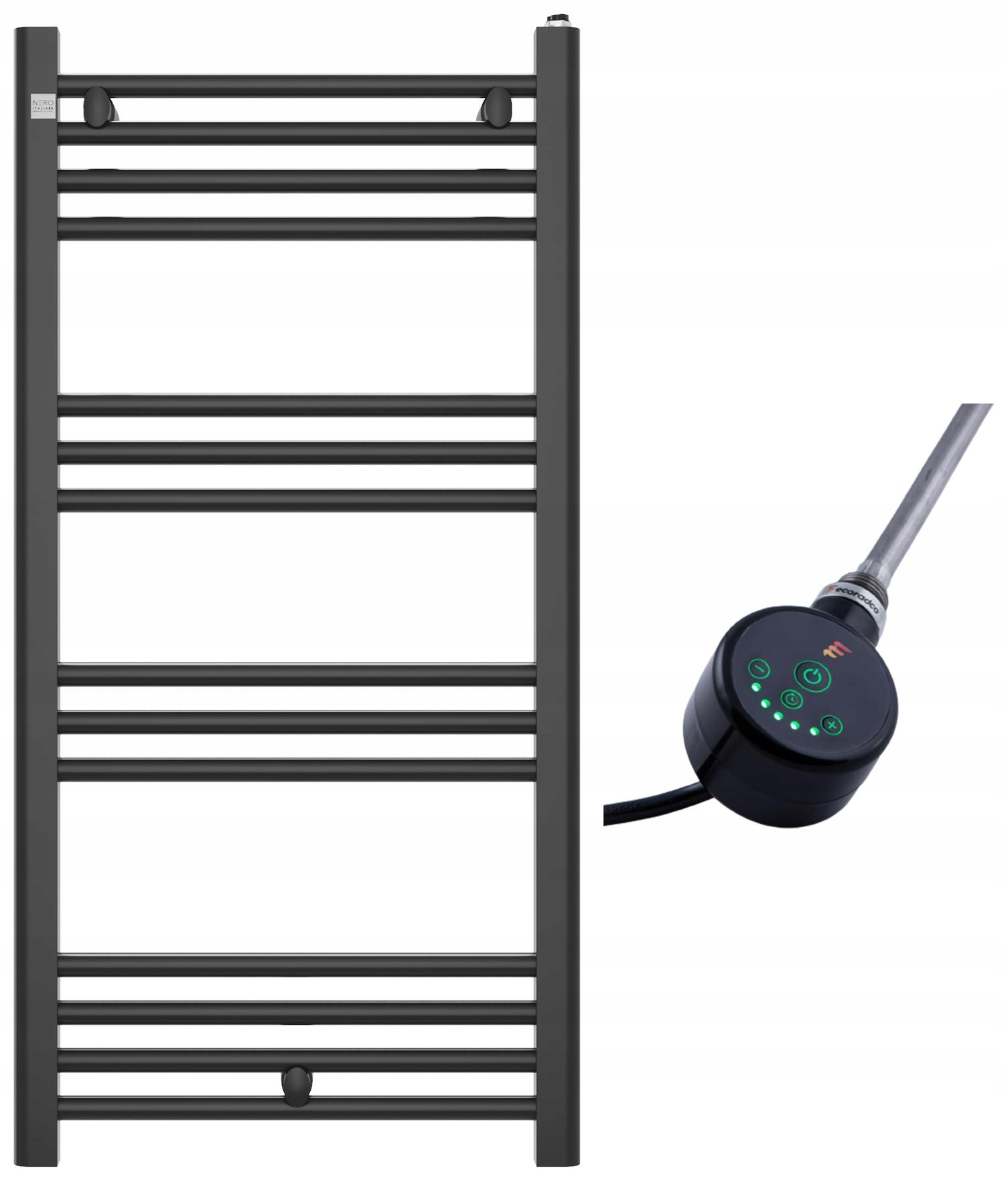 Kúpeľňový Ohrievač 100/50 cm Čierny Peutro Elektrická Ohrievačka Up&down