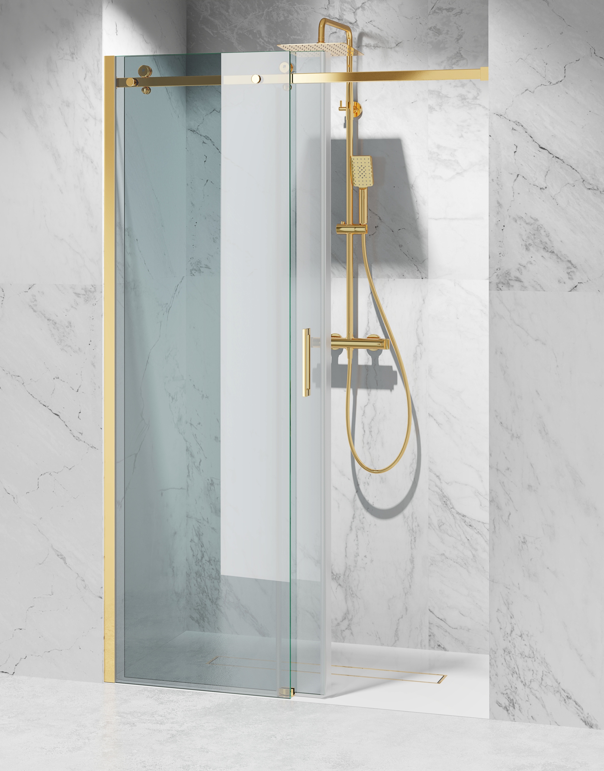 Gold Drzwi Przesuwne Liniger D20 premium Złote 185 Marka Swiss-Liniger