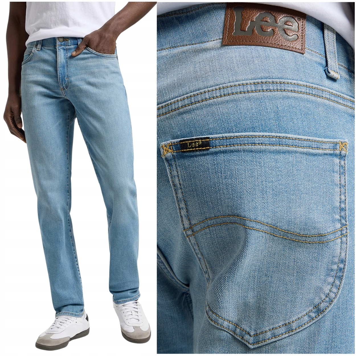 Lee Slim Fit Extreme Motion pohodlné přiléhavé džínové kalhoty W36 L34