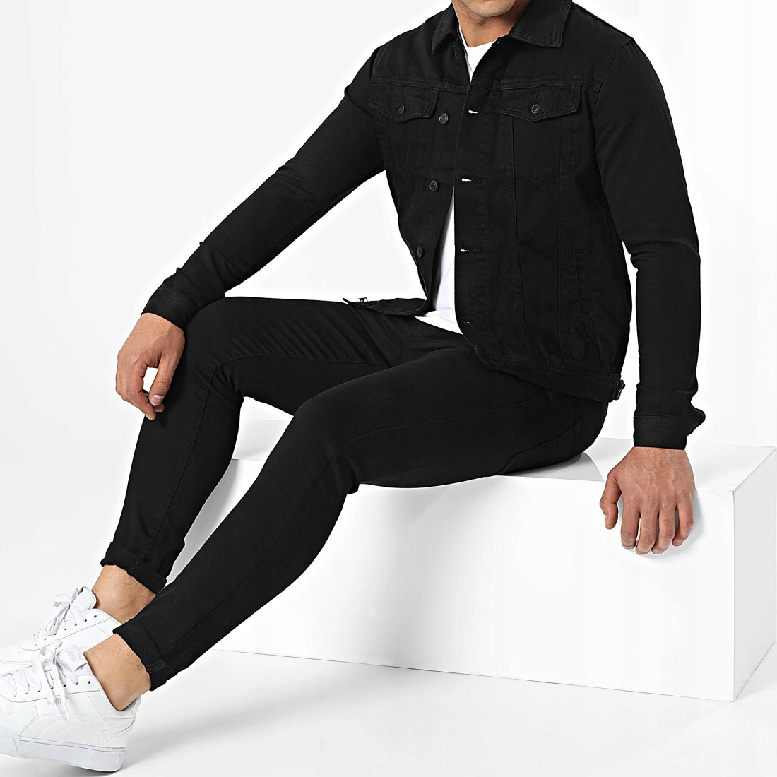 Džíny Pánské džínové kalhoty Slim fit Joggery