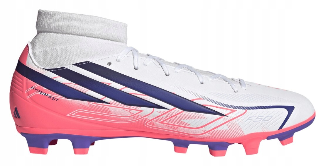Boty Adidas Fotbalové F50 Hyperfast Club MID Fg/mg IH7094 vel. 42 2/3