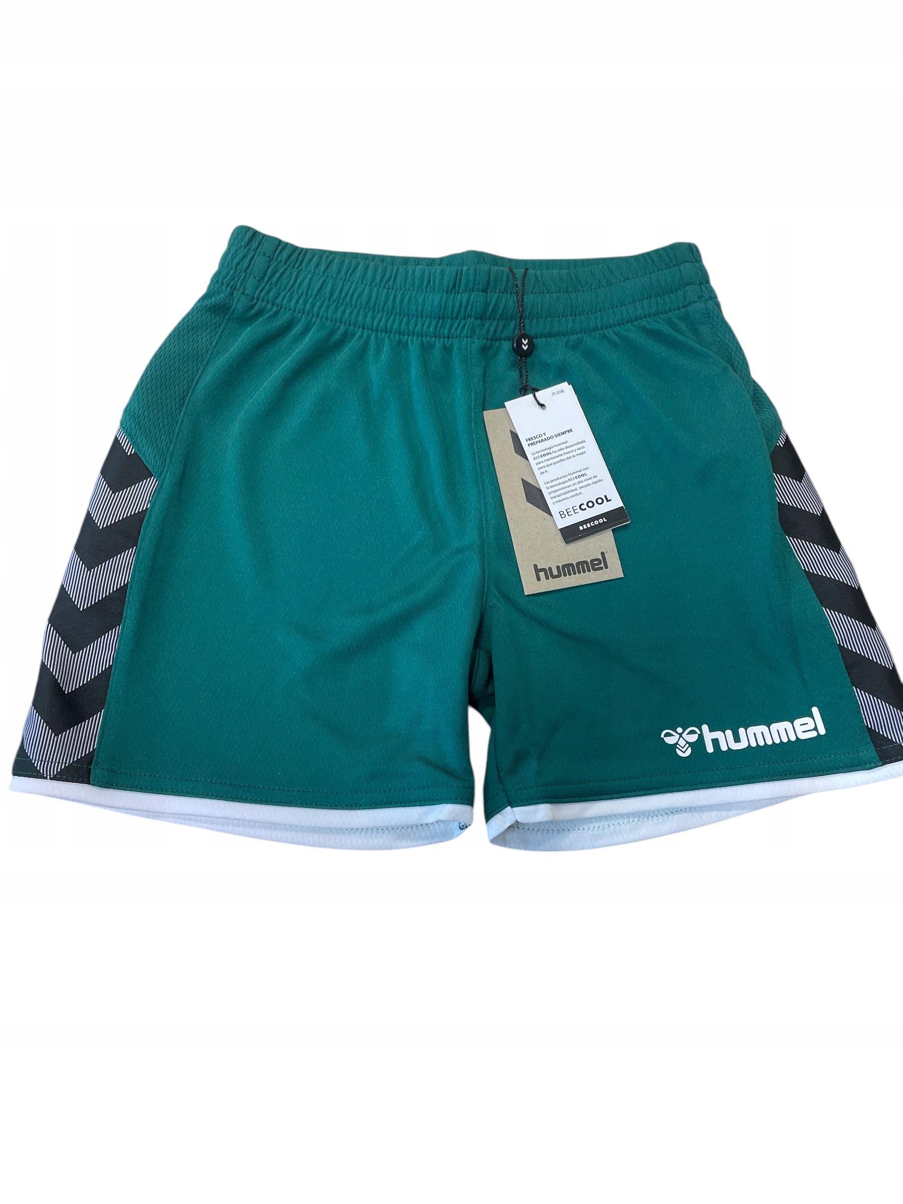 Spodenki sportowe dziecięce Hummel zielone 116 cm