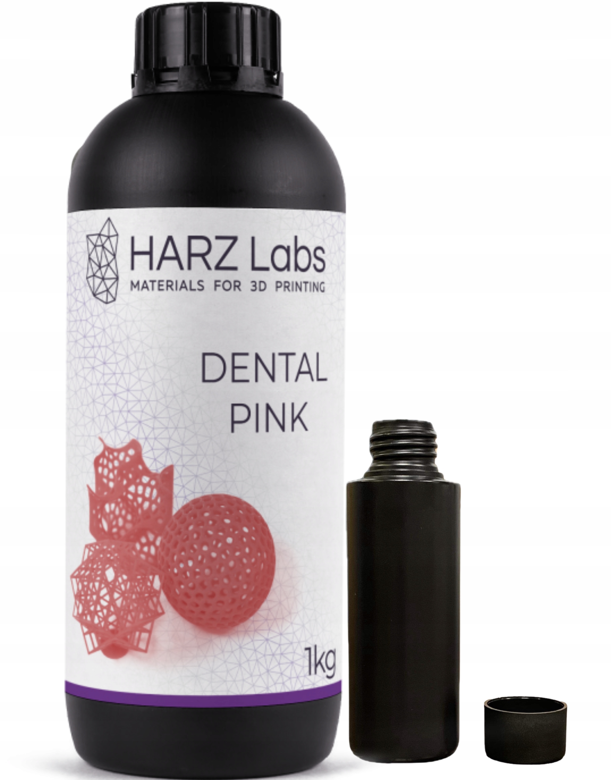 Żywica Uv Harz Dental Pink Dentystyczna 0,1kg 0,1l Do Drukarki 3D Trwała