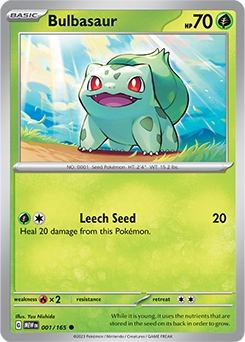 Pokemon 151 Bulbasaur 1/165