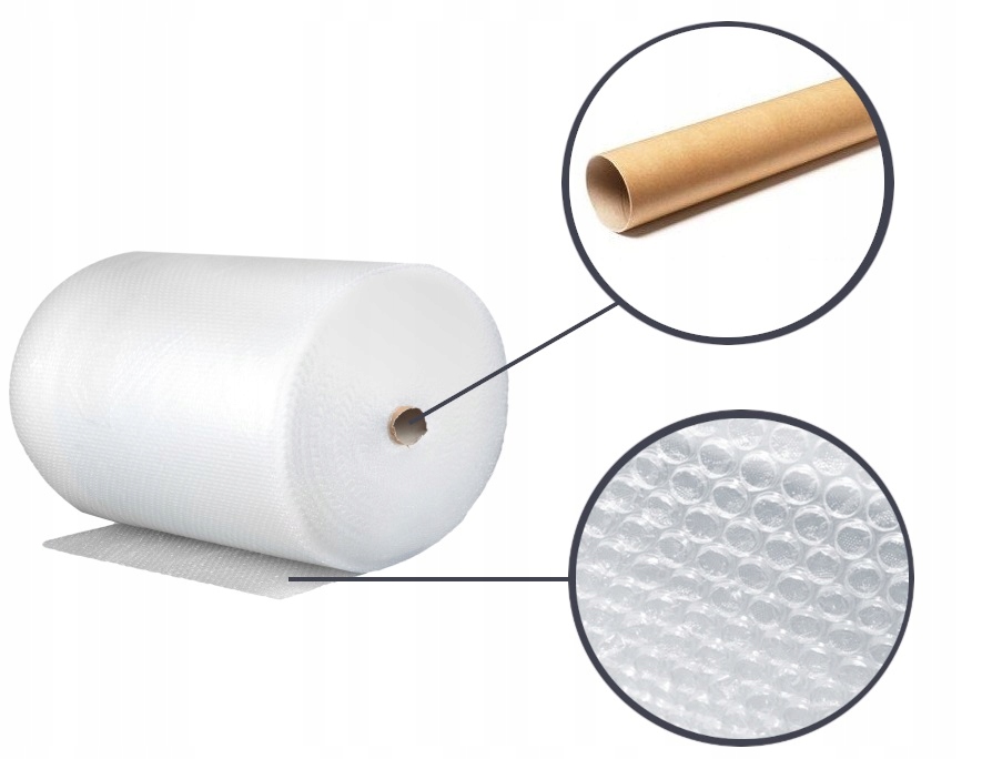 FOLIA BĄBELKOWA 50cm PĘCHERZYKOWA OCHRONNA MOCNA Szerokość 50 cm