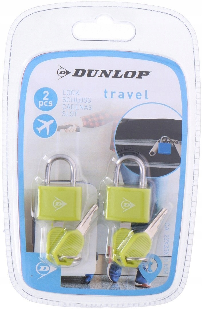 Набор ключей для замков безопасности багажа DUNLOP