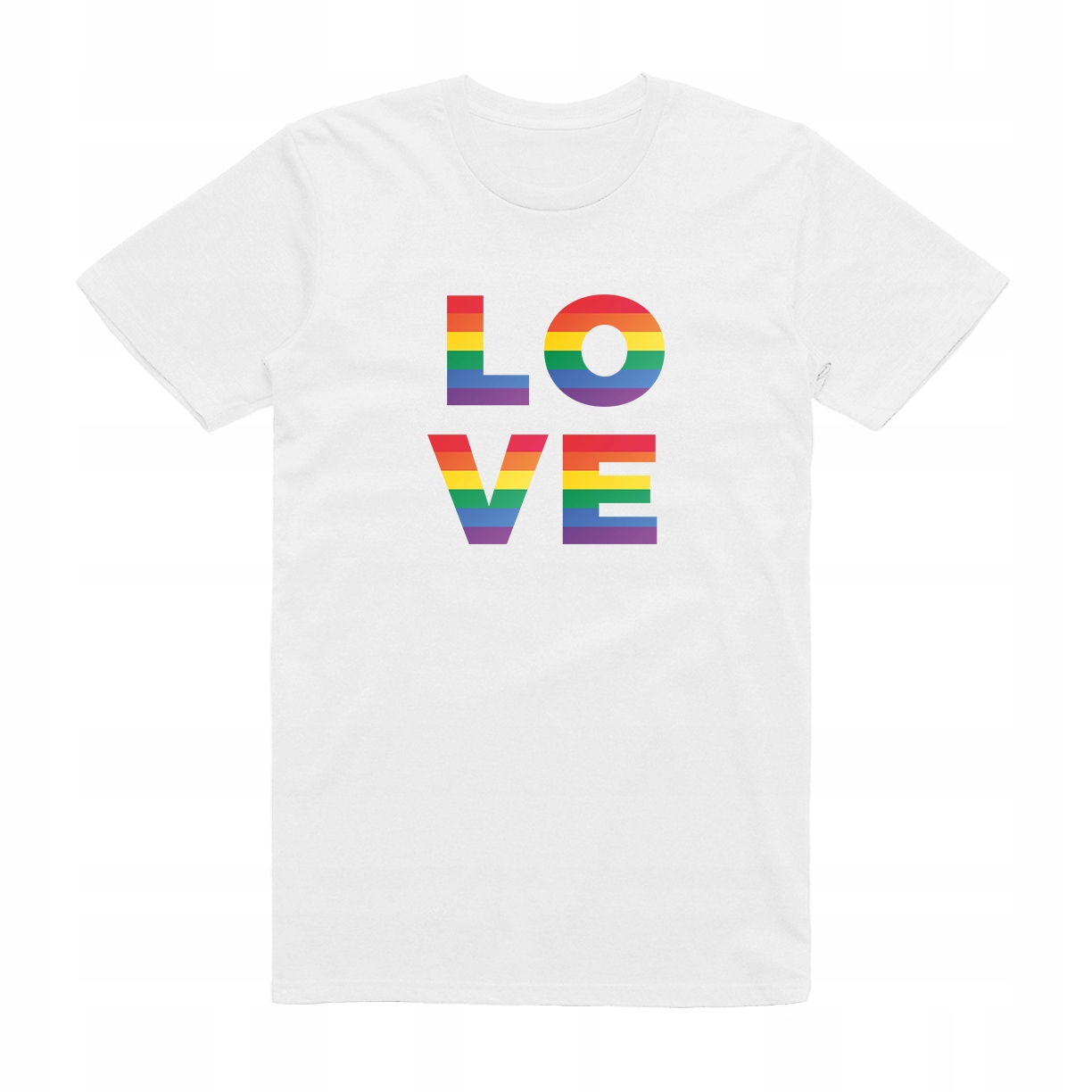 

L - Koszulka T-shirt Lgbt Tęcza Tęczowa Is Love