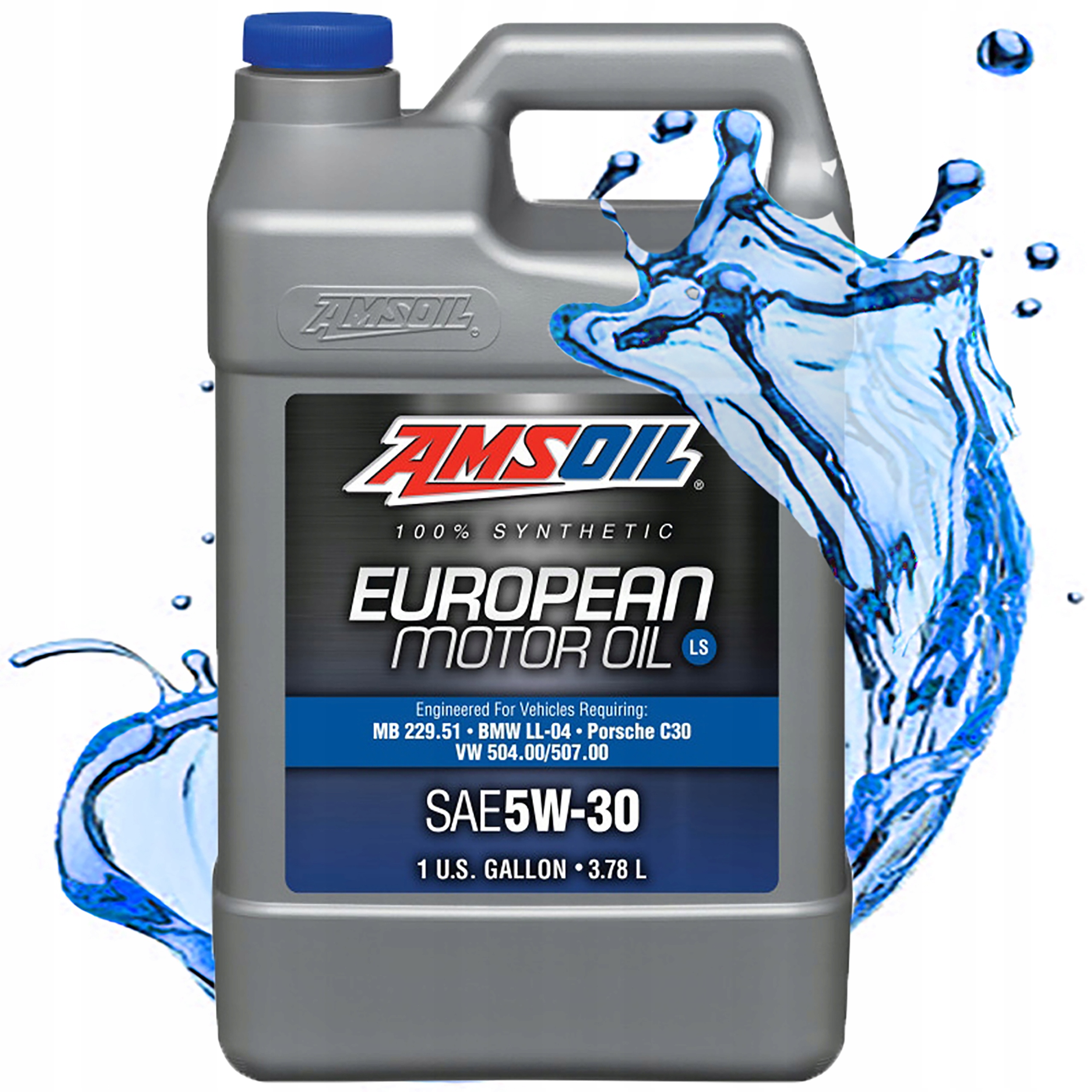 Syntetický Motorový Olej Amsoil 5V30 European Motor Oil Low Saps Ael 3,78