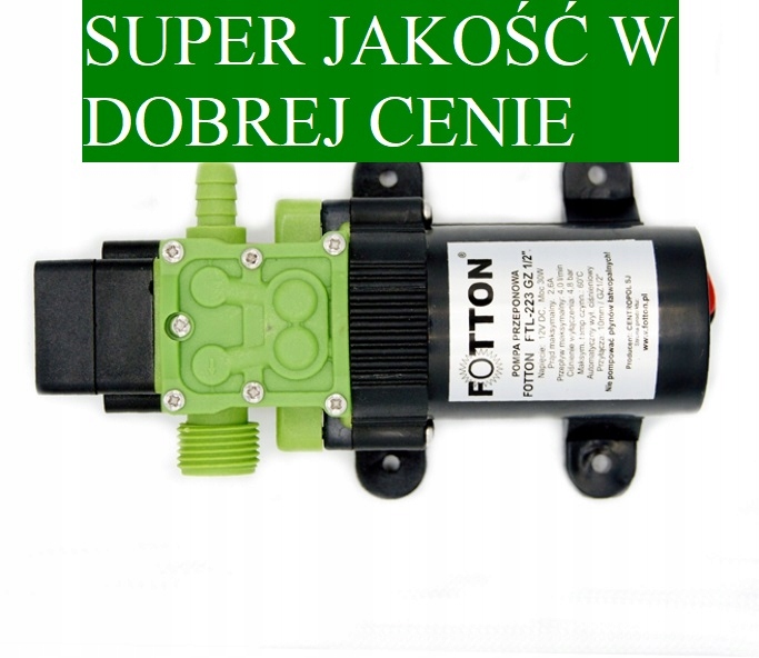 Pompa przeponowa Samozasysająca Cisnieniowa Fotton FT-223 12VDC 1/2" Gz