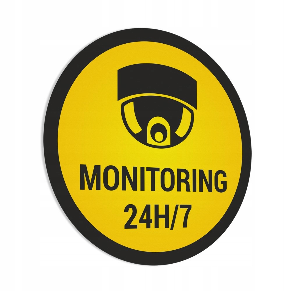 

Naklejka Monitoring 24h/7 15x15