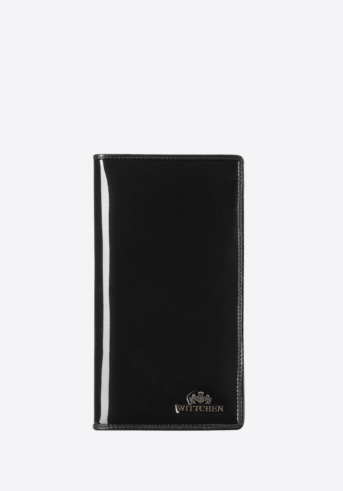 Černé pouzdro na cestovní pas z lakované kůže Wittchen 14-2L-200-1 Rfid
