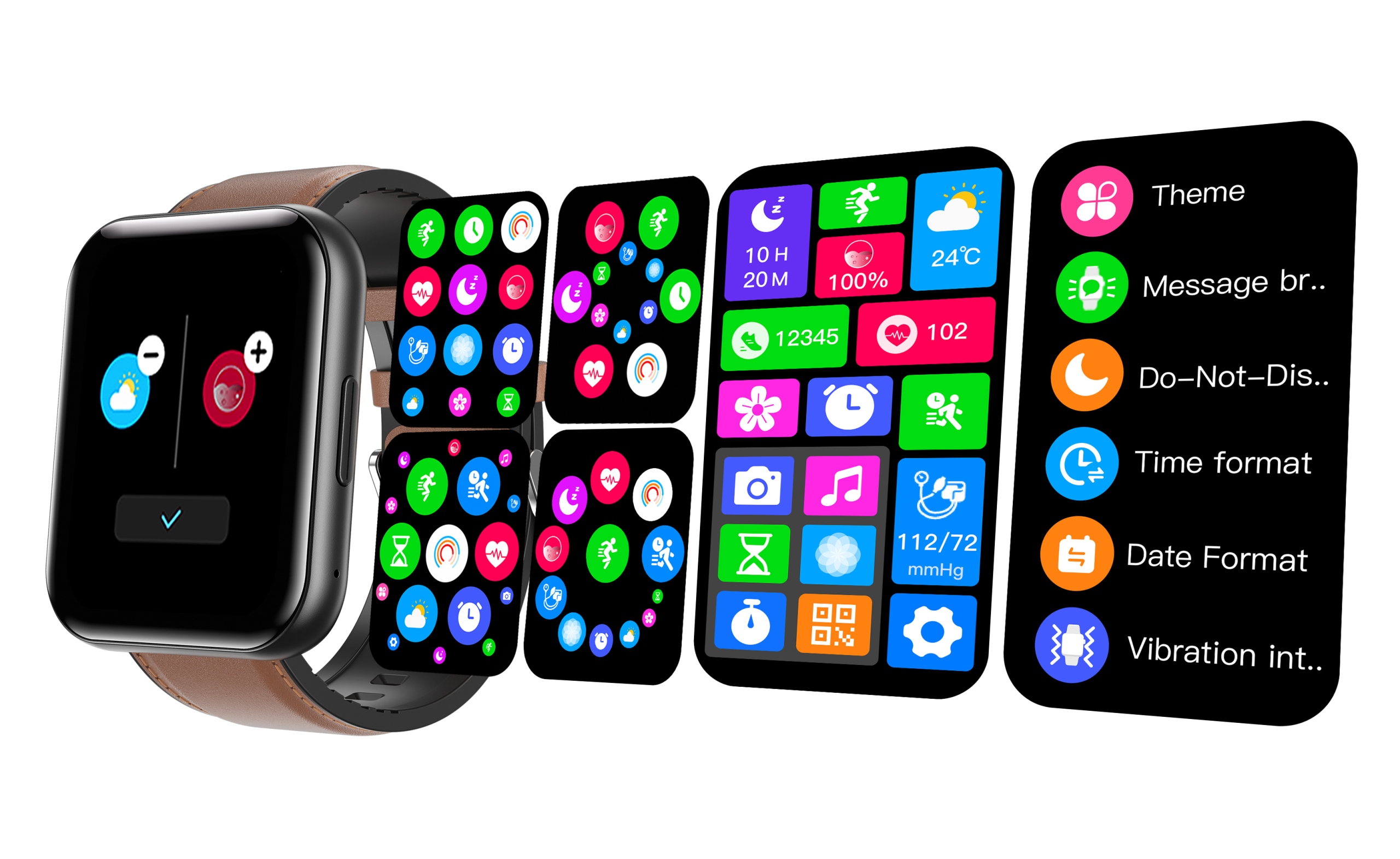 Smartwatch Bemi EXO 1.91" 320x385/rozmowy czarny Kompatybilność systemowa Android iOS