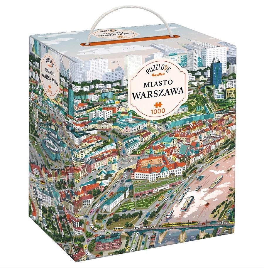 Puzzle WYMAGAJĄCE Układanka 1000 Element Dla Dzieci 14 Lat MIASTO WARSZAWA