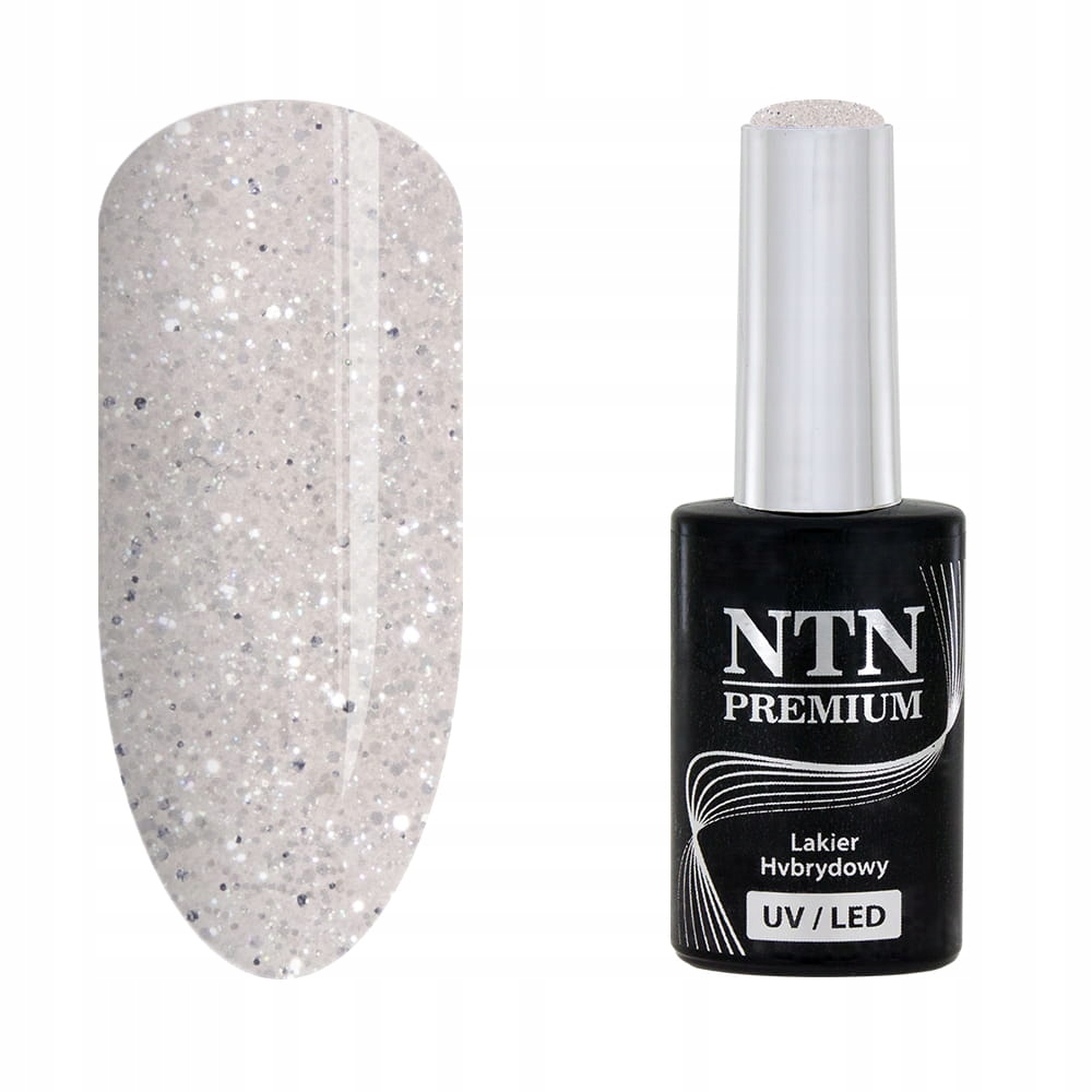 

Ntn Lakier hybrydowy Premium 74 5g brokat biały