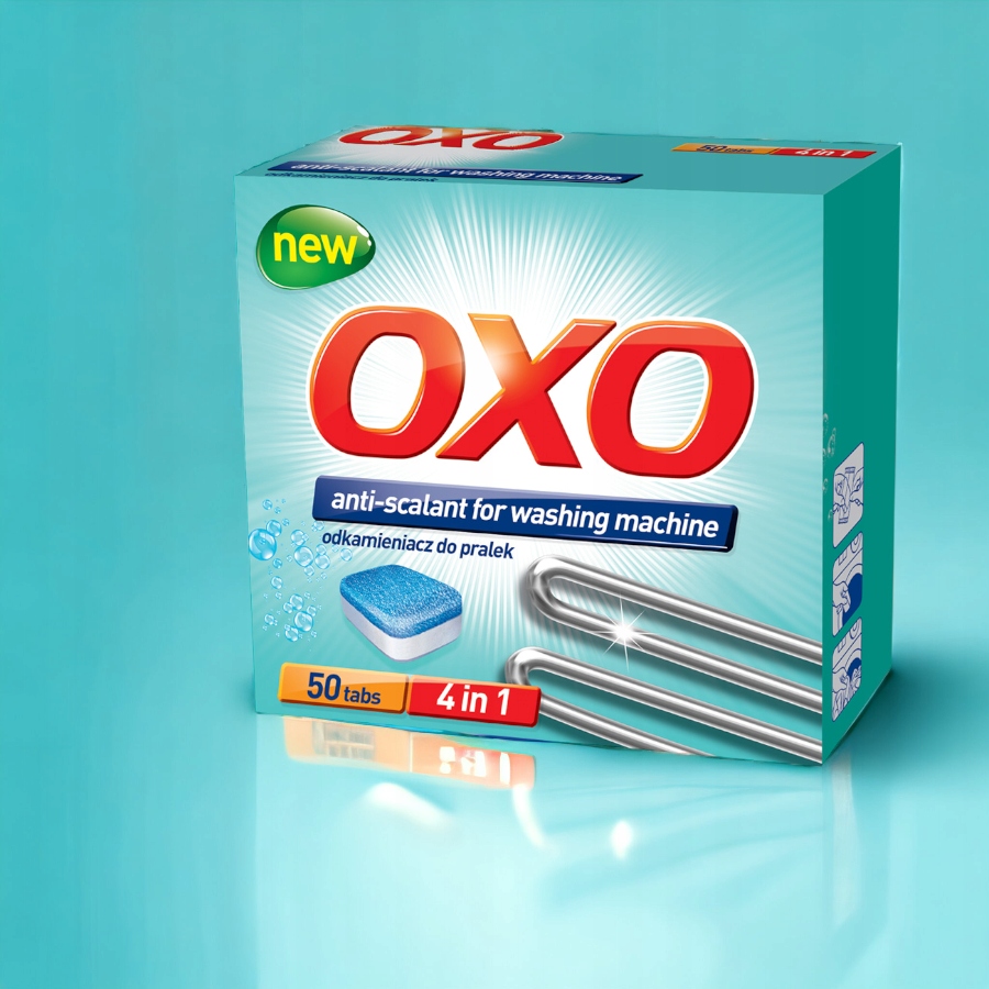 OXO - Odkamieniacz do pralek 4W1 50szt. Marka Oxo