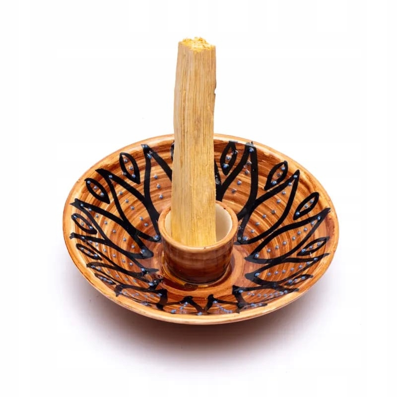 

Ceramiczna kadzielnica - na pałeczki palo santo