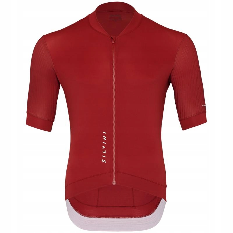 Silvini Jersey Trafoi MD2401 męski krótki merlot-cloud M