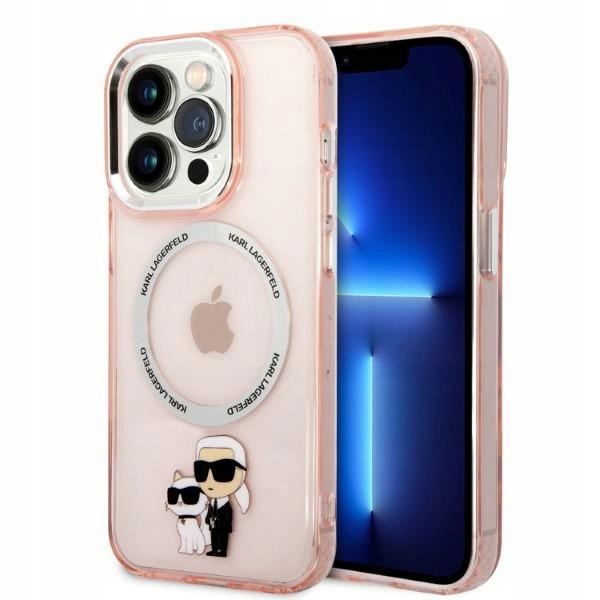 Karl Lagerfeld KLHMP14LHNKCIP iPhone 14 Pro 6,1" hardcase ružový/pink Iconi
