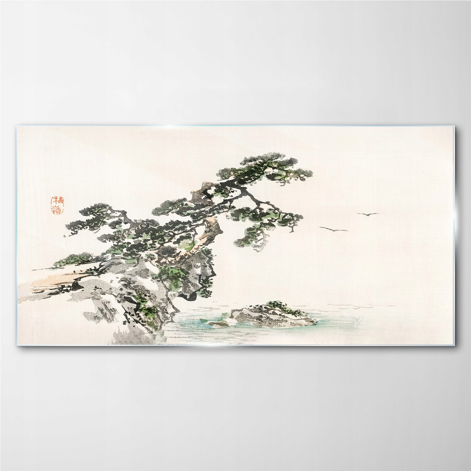 

Szklany obraz na ścianę Wybrzeże drzewo 140x70 cm