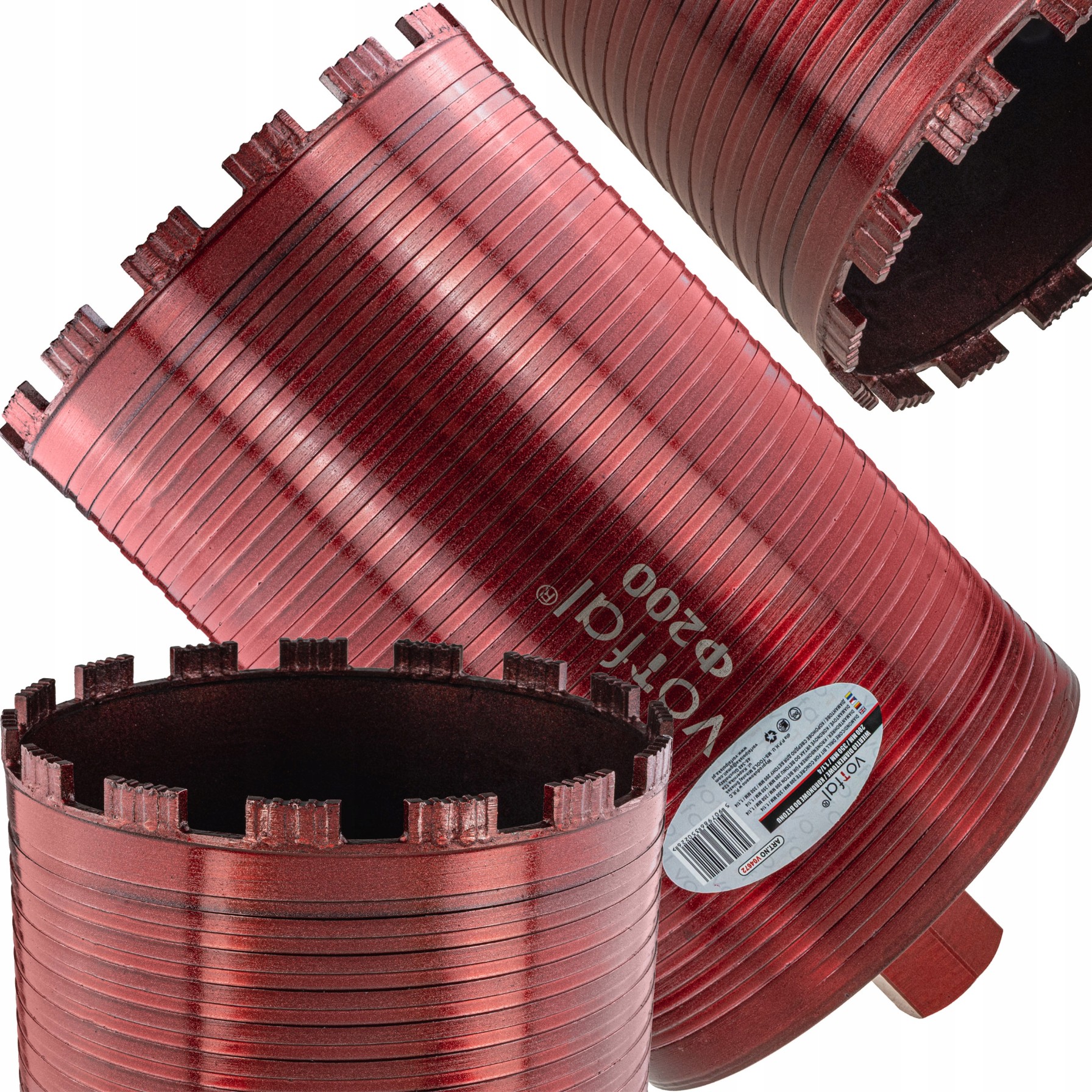 Wiertło Koronowe Diamentowe Do Betonu 200x350 Wiertnica Otwornica 1.1/4 Unc