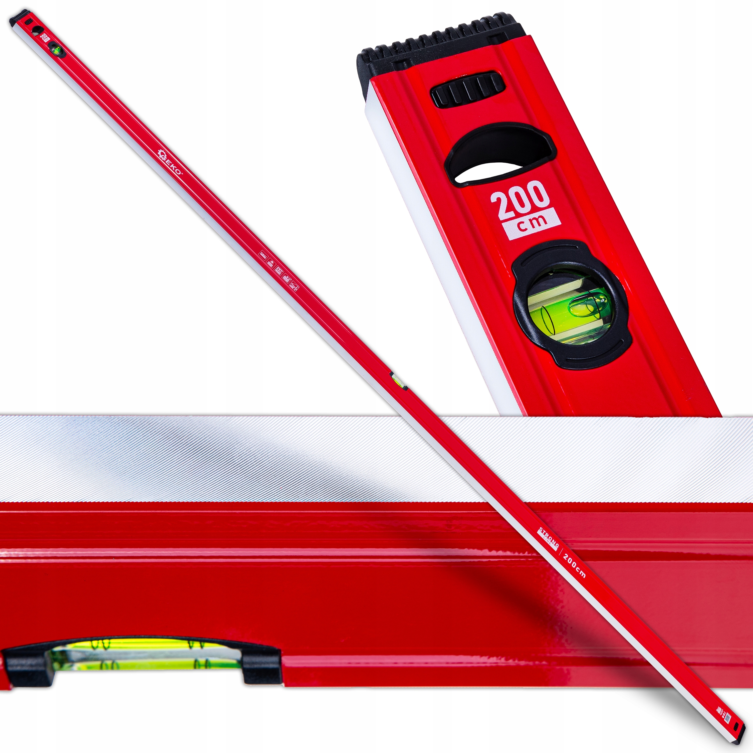 POZIOMNICA ALUMINIOWA 2000MM MAGNES STRONG LINE K профПРЕТłOCZONA