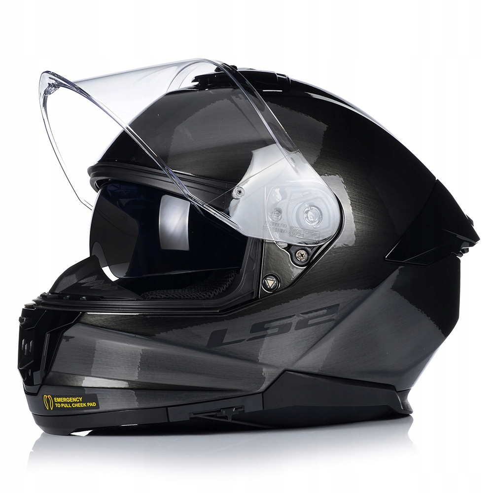 KASK MOTOCYKLOWY LS2 FF808 STREAM II JEANS KEVLAR SYSTEM PINLOCK + BLENDA Stan opakowania oryginalne