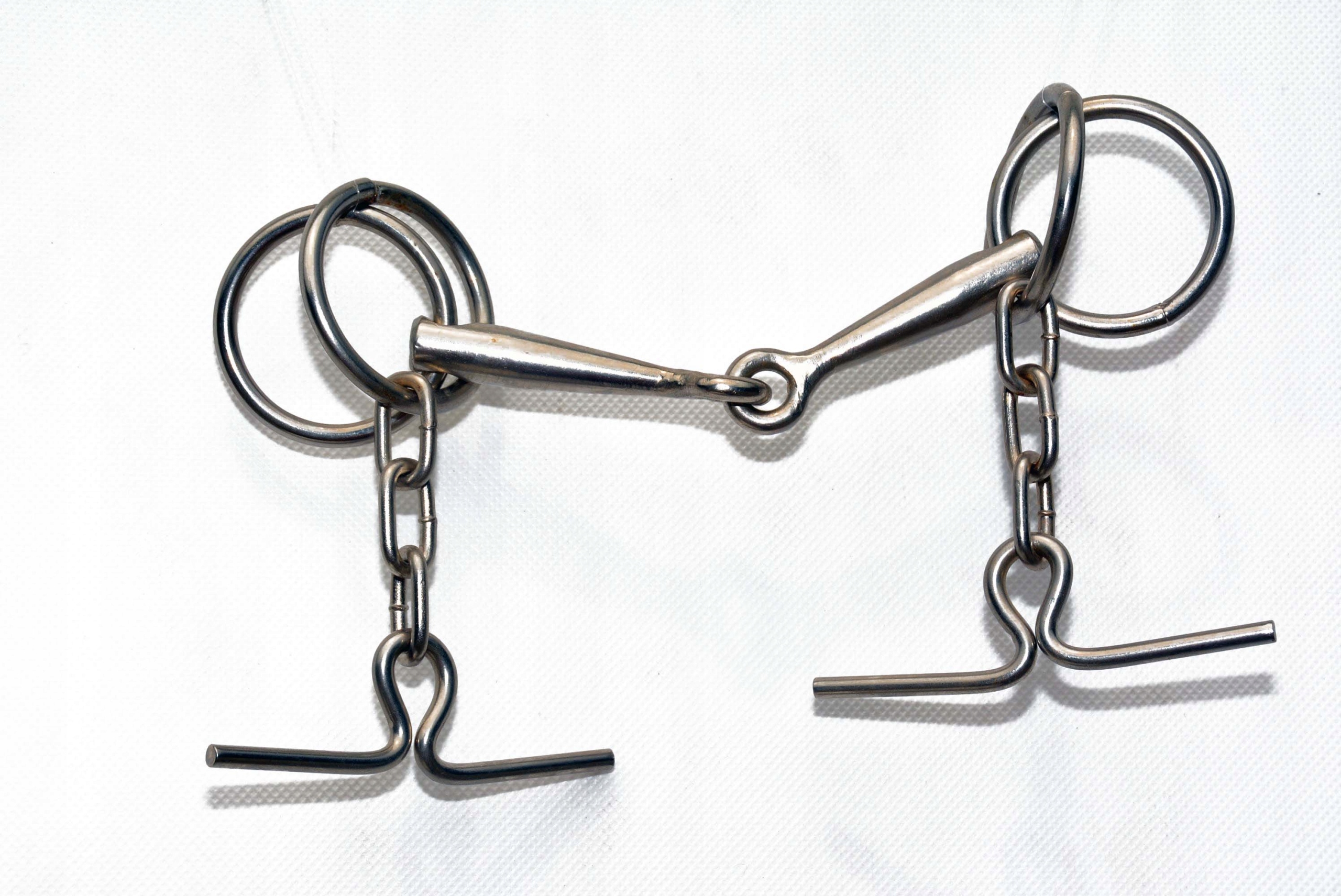 WĘDZIDŁO PODWÓJNIE ŁAMANE Z WERBLIKAMI 10,5CM Model WĘDZIDŁO