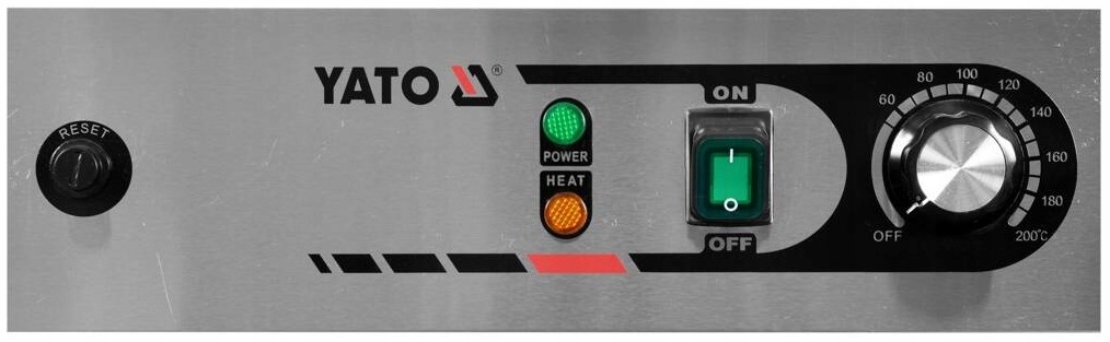 Frytownica Pojedyncza Elektryczna 16L 5000W Kran Spustowy Yato YG-04630