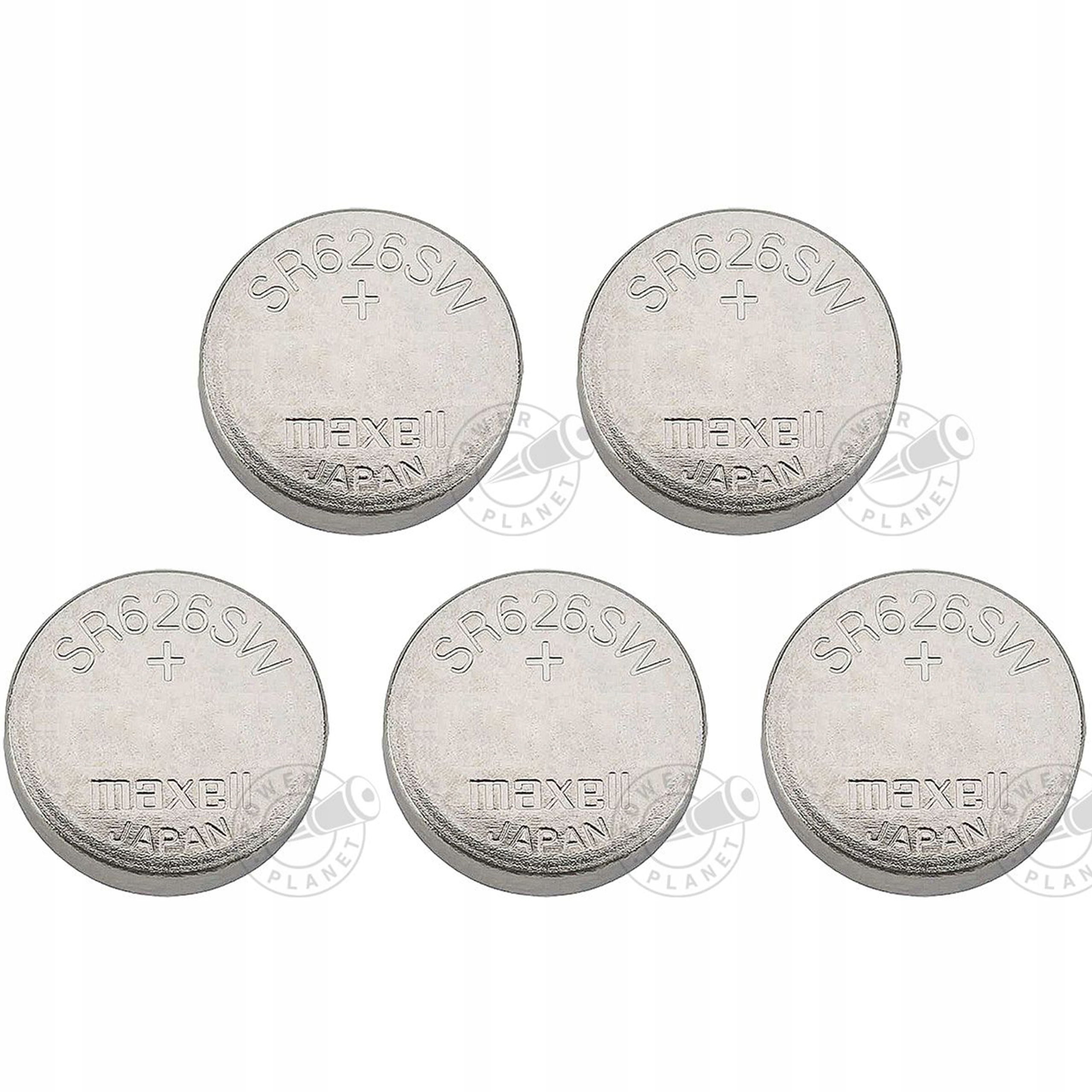 

Bateria srebrowa Maxell 377 SR626SW 626 G4 5szt