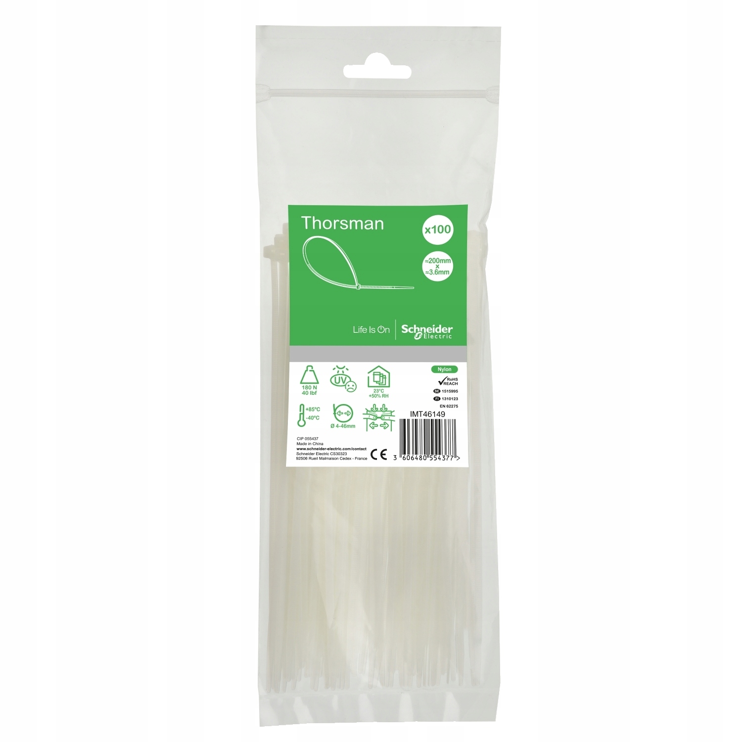 

Schneider Thorsman Opaska Kabl 3,6x200 mm IMT46149