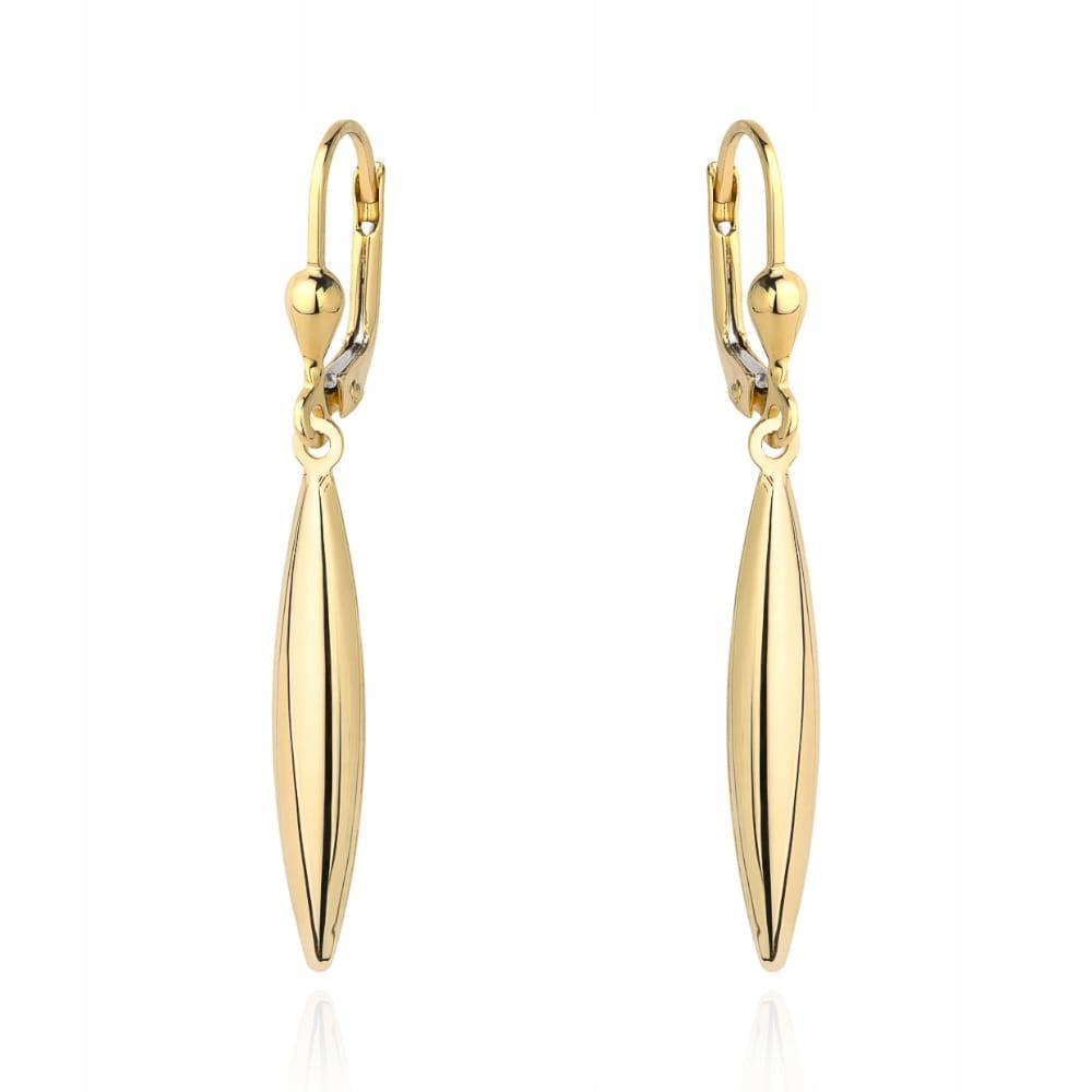 Dámské závěsné zlaté 585 náušnice zlaté rampouchy jako dárek pro maminku