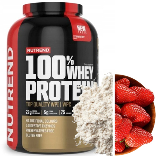 Směs bílkovin Protein Nutrend Syrovátkový protein 2250g Jahoda