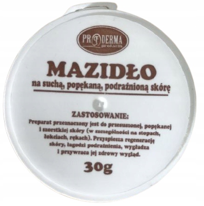 

Mazidło na suchą popękaną skórę, pękające pięty