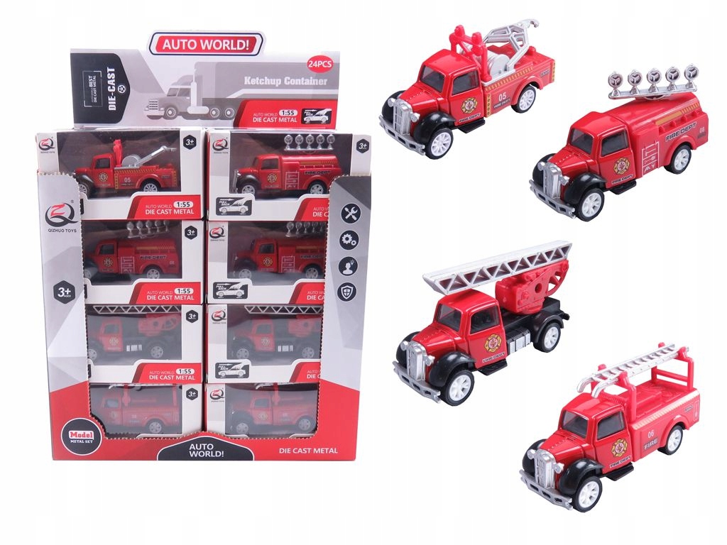 SAMOCHÓD CIĘŻAROWY STRAŻACKI ZABAWKA MODEL Model Ciężarowy
