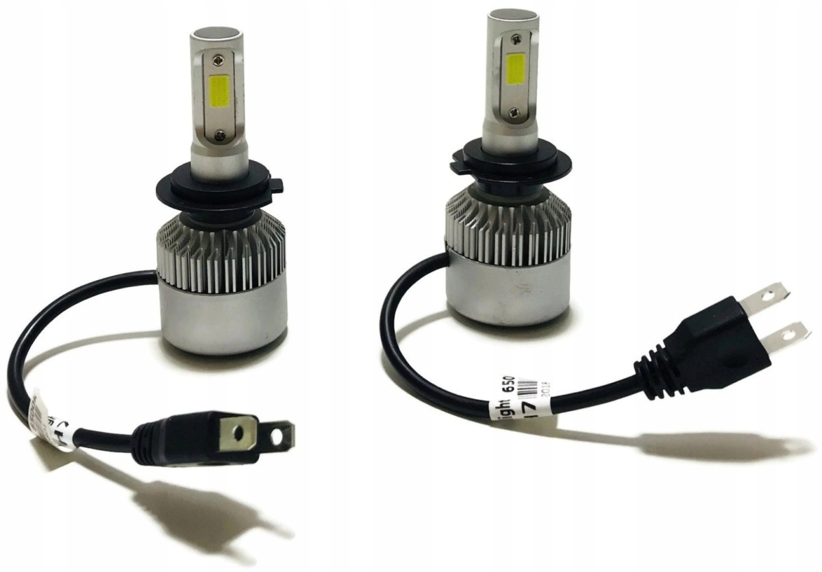 Żarówki Led H7 S2 Cob Canbus Żarówka Kpl 12V 24V