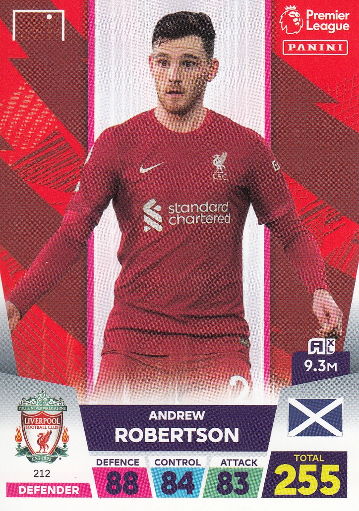 Premier League 2023 Base Card Robertson 212