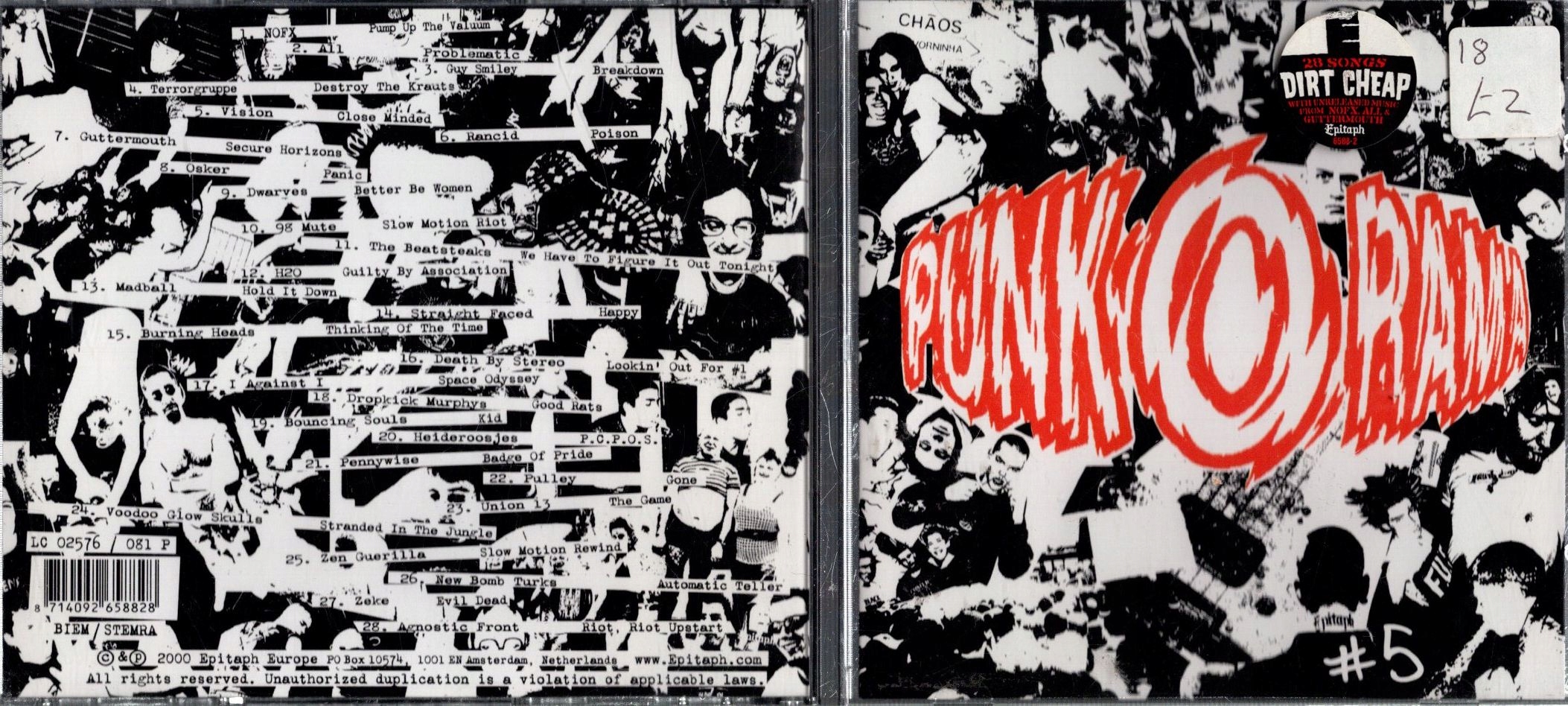Punk-O-Rama #5 CD 18285119972 - Sklepy, Opinie, Ceny w Allegro