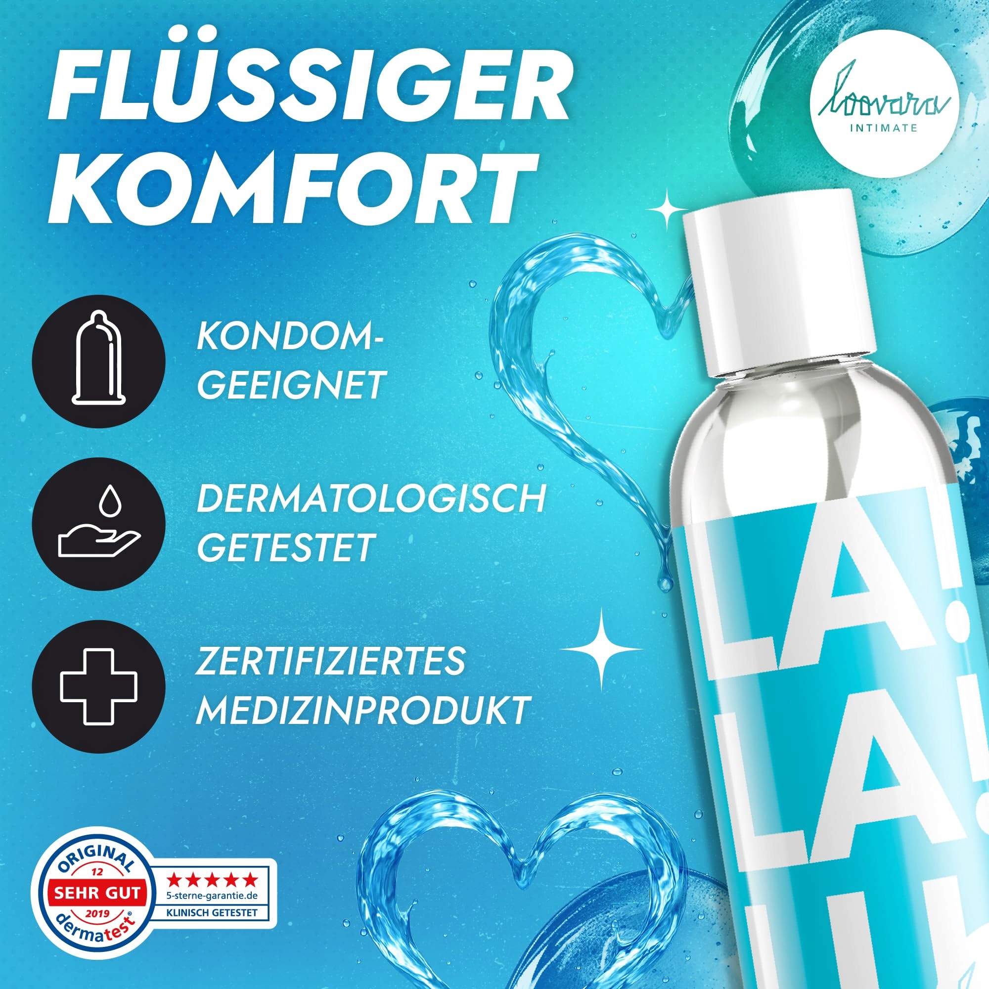 LOOVARA Żel Intymny Na Bazie Wody 250ml Dla Mężczyzn i Kobiet Naturalny — miniatura 3