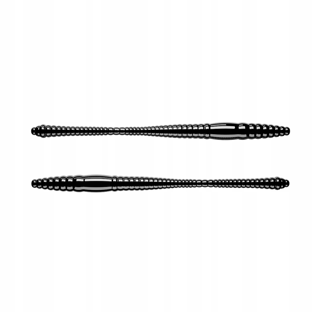 Libra Lures Dying Worm 70mm 040 Black Cheese