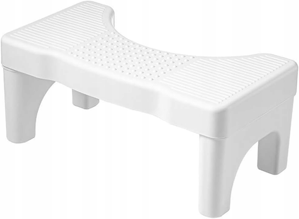 J808. Podnóżek do łazienki Stopień Stołek toaletowy biały