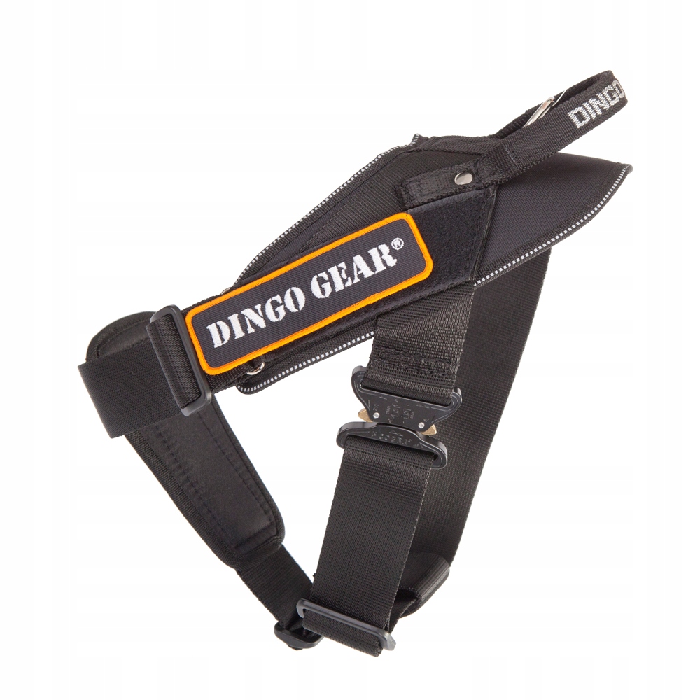 Szelki dla psa Cobra czarne M-XL-Zdjęcie-0