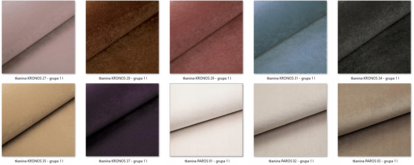 NAROŻNIK rozkładany + pojemnik regulowane zagłówki Głębokość mebla 180 cm